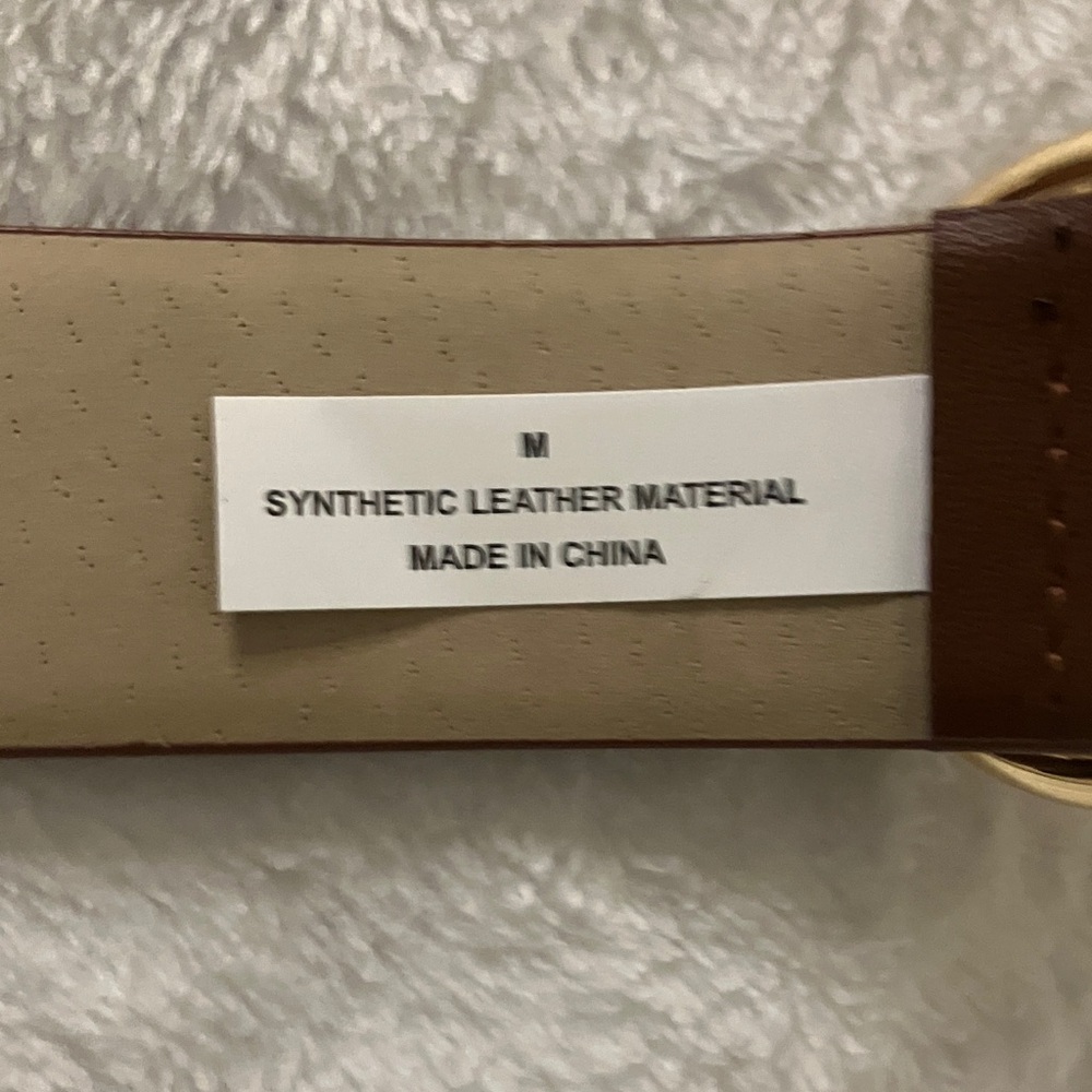 Brown Belt with Gold Buckle - Picture 14 of 15